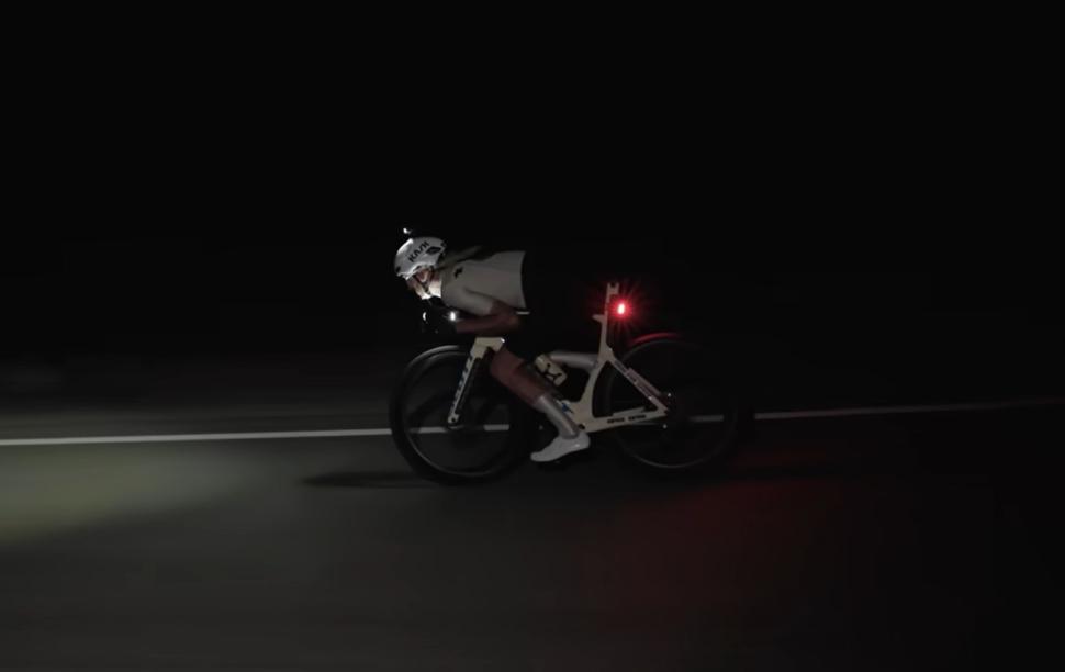 Safa Brian hits 65mph downhill in the dark on Death Valley
