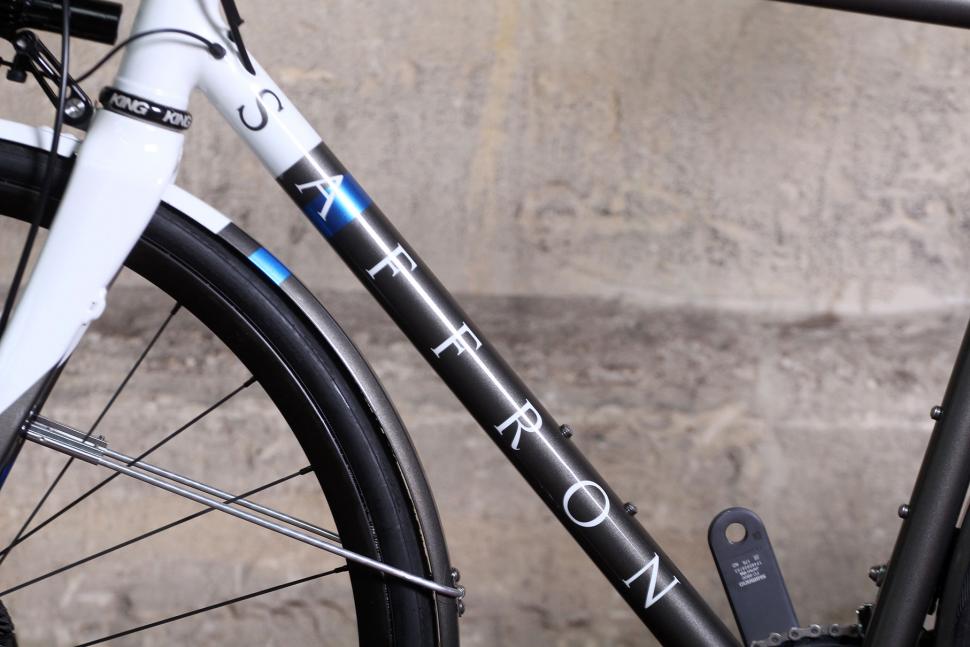 Saffron Frameworks custom winter bike - down tube detail.jpg