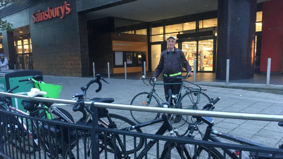 Sainsbury's bike parking, Milton Keynes