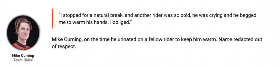 Rider toilet quote