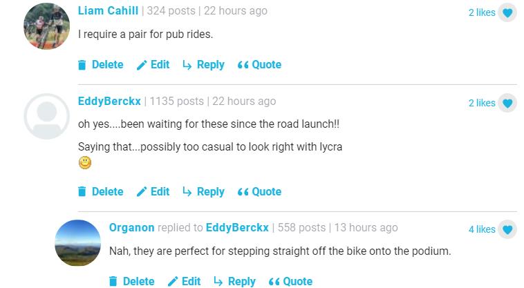 Adidas Velosamba comments