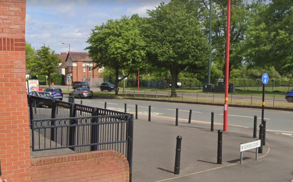 Birmingham bollard site (Google Maps)