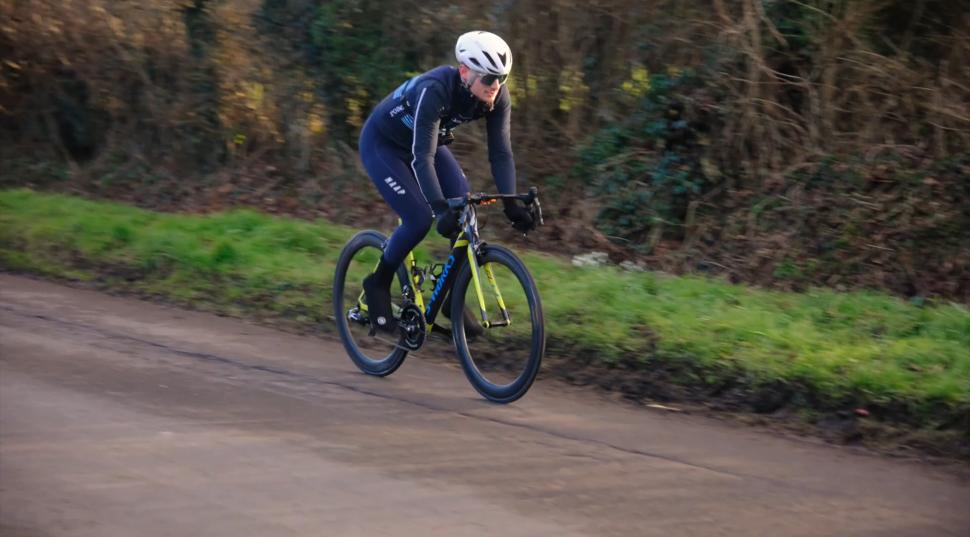 2014 Specialized Tarmac SL4 riding shot