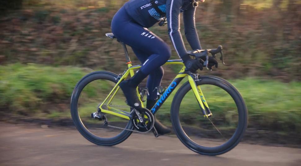 2014 Specialized Tarmac SL4 riding shot 2