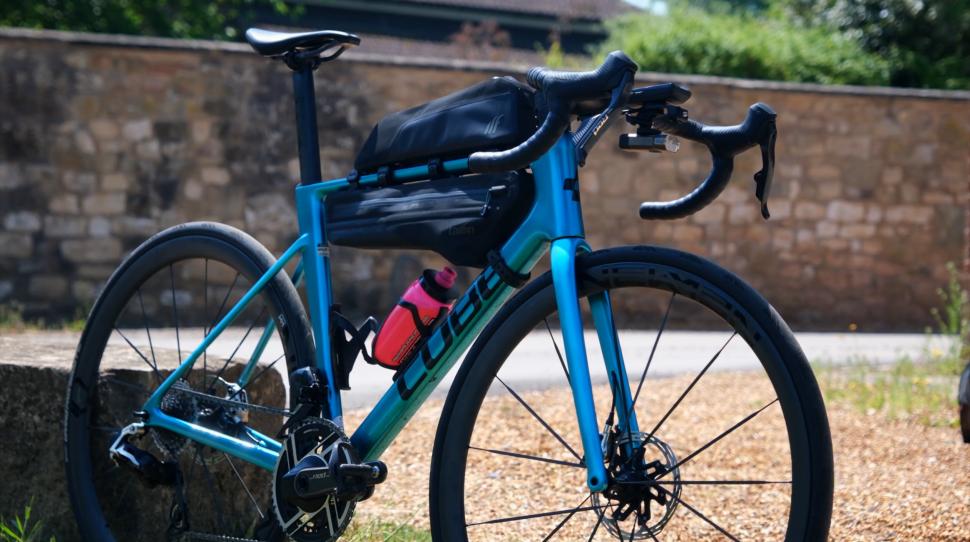 2025 tailfin frame bags on Cube bike