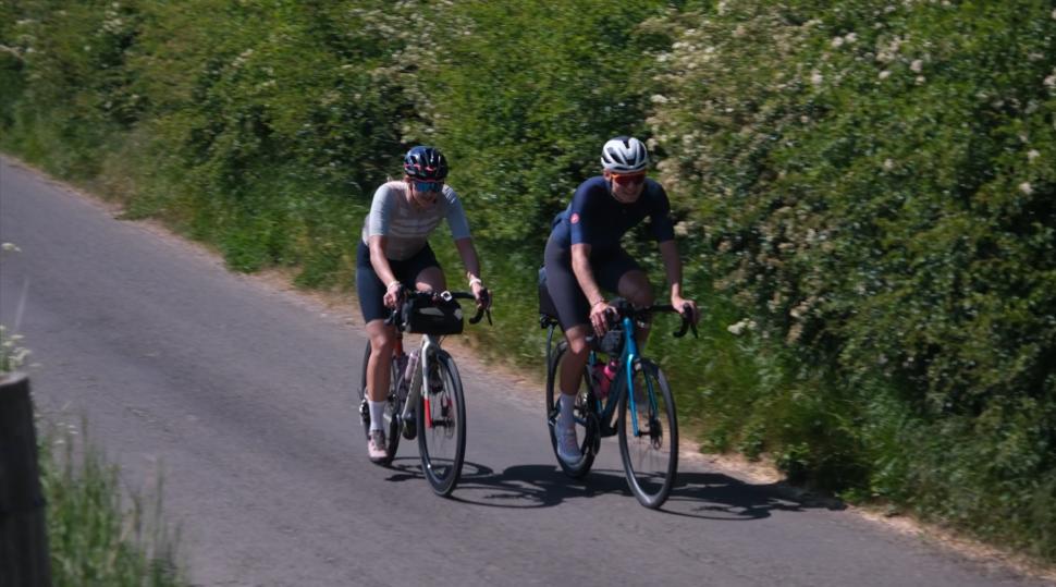2025 jamie and emily long ride shot riding with friends