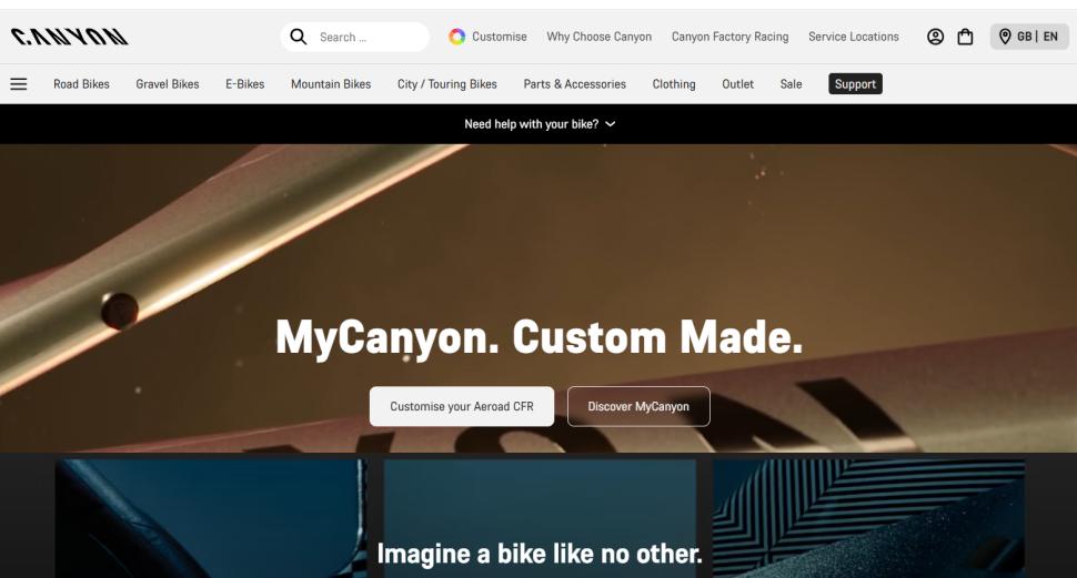 MyCanyon customisation programme