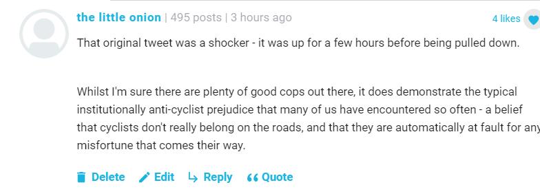 Live blog comments 13/4/2021