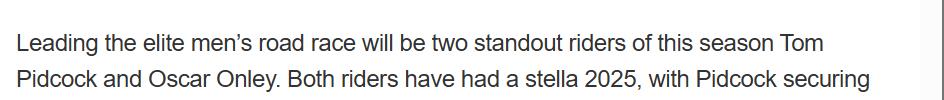 British Cycling press release 