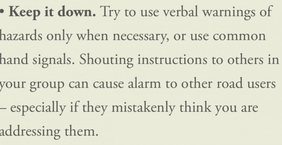 Richmond Park code of conduct