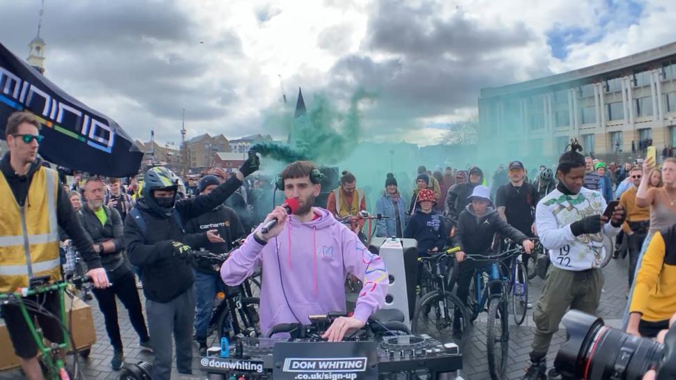 Drum and Bass on the Bike Bristol (Dom Whiting)