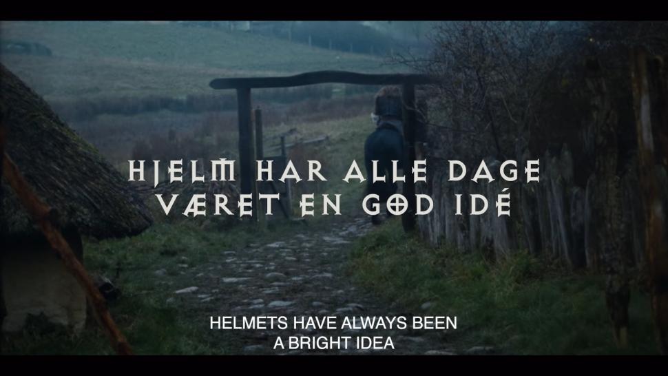 Danish Road Safety Council helmet vid