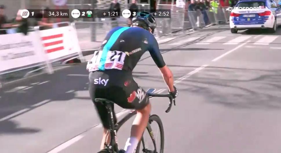 Frome Catalunya Crash via Eurosport