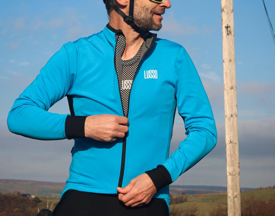 2022 Lusso Perform Winter Jacket blue
