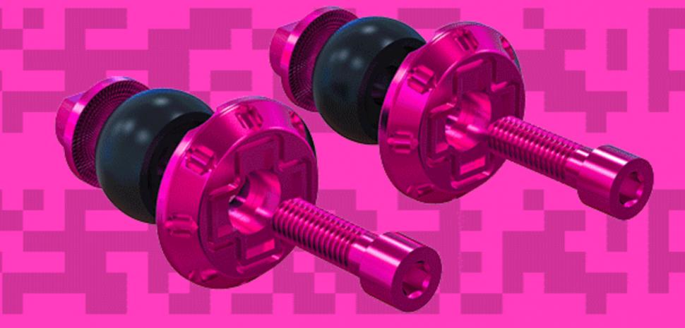 2022 Muc-Off disco bar end plugs pink