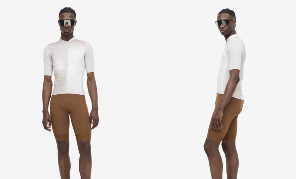 H&M bib shorts brown