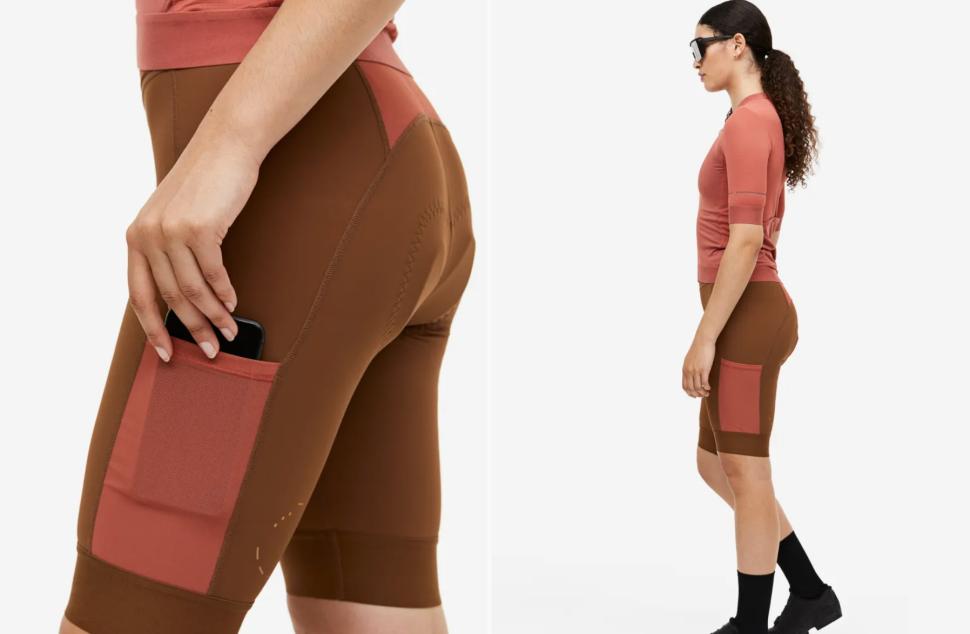 2023 H&M womens cycling kit shorts