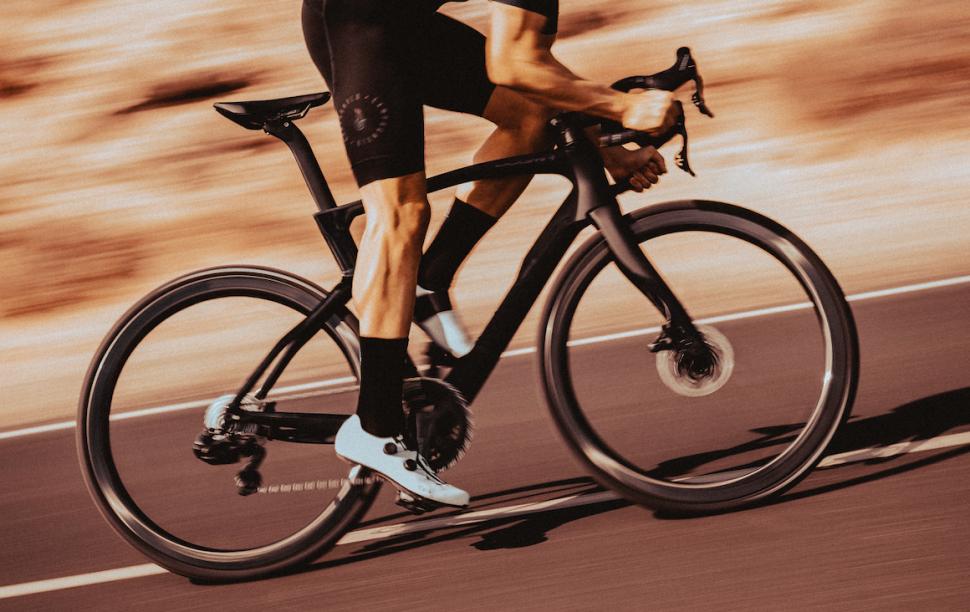 2024 Campagnolo Bora Ultra WTO wheels riding shot