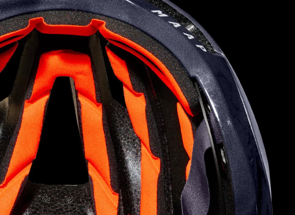 2024 MAAP x Kask Proton Ico CE helmet orange padding