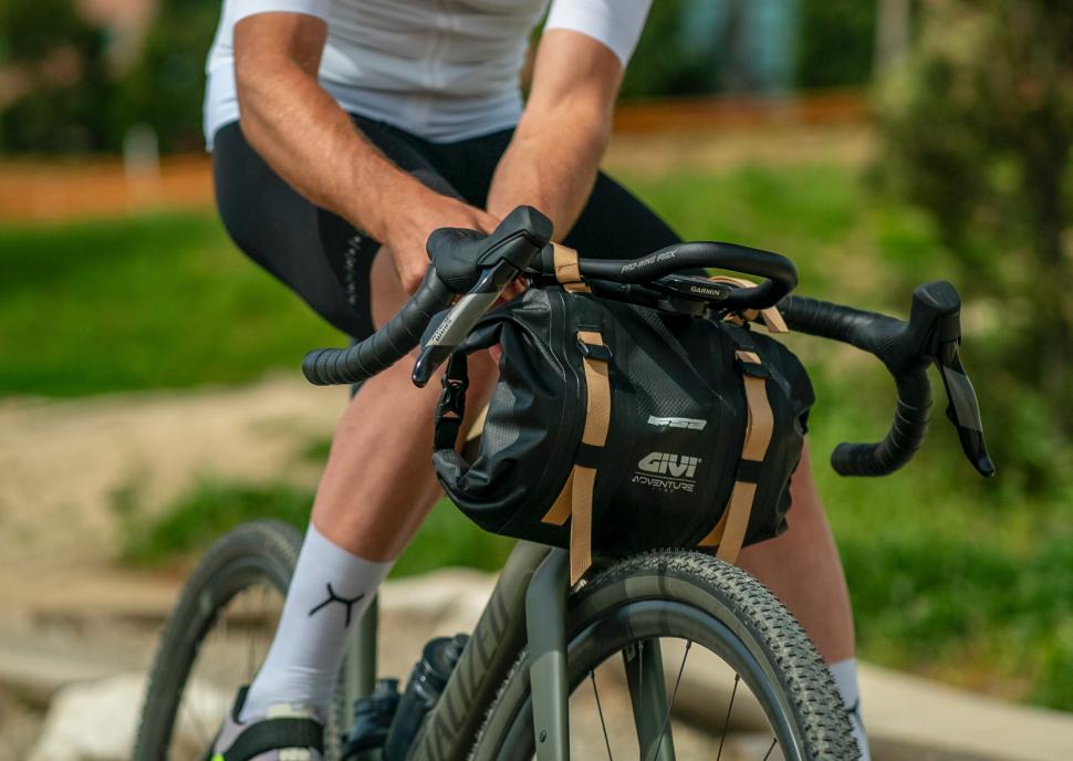 2024 FSA Pro Wing AGX gravel handlebars action shot