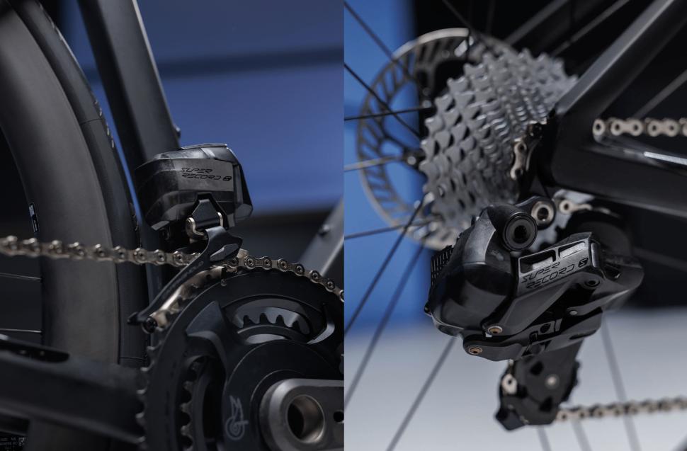 2024 Campagnolo Super Record S Wireless front and rear mech