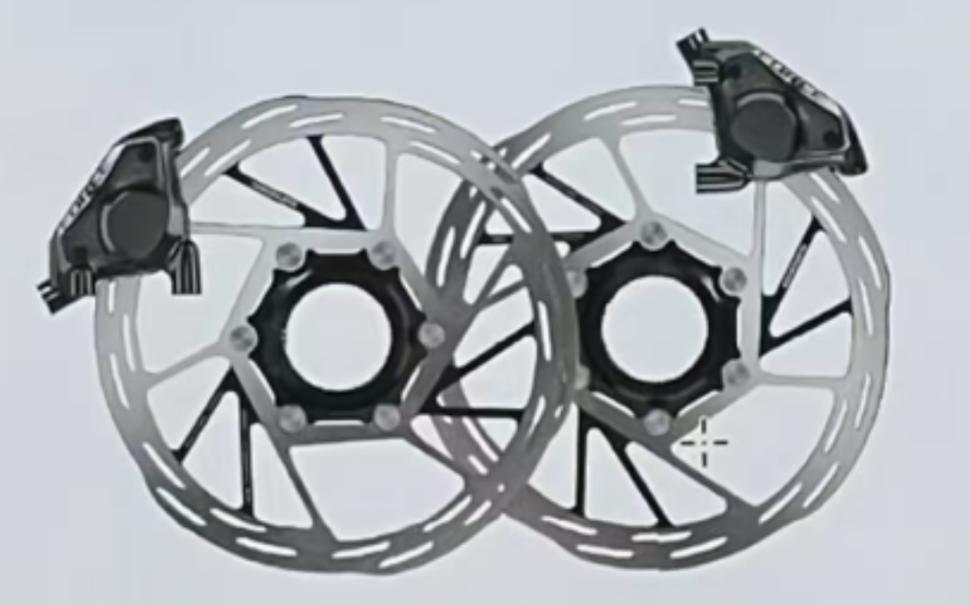2025 leaked SRAM Force AXS callipers and rotors