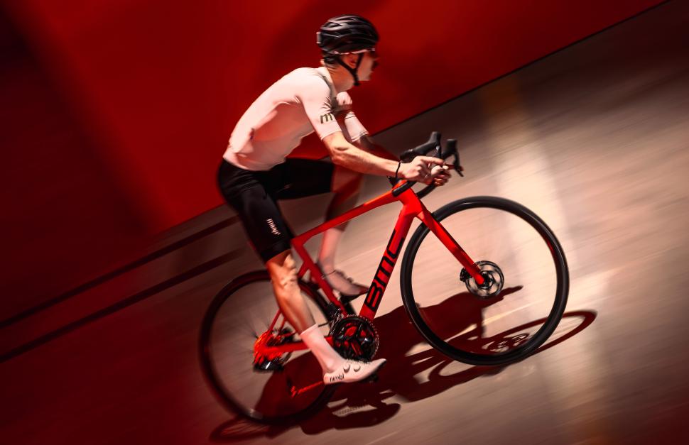 2025 BMC Teammachine SLR Three riding shot