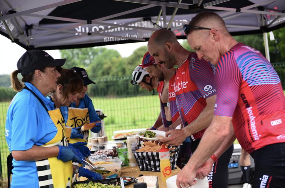 2025 The Tour 21 Cure Leukaemia off-bike support