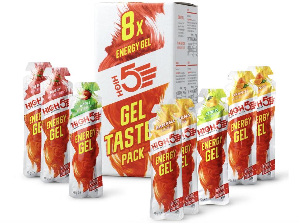 High5 energy gels 8 pack