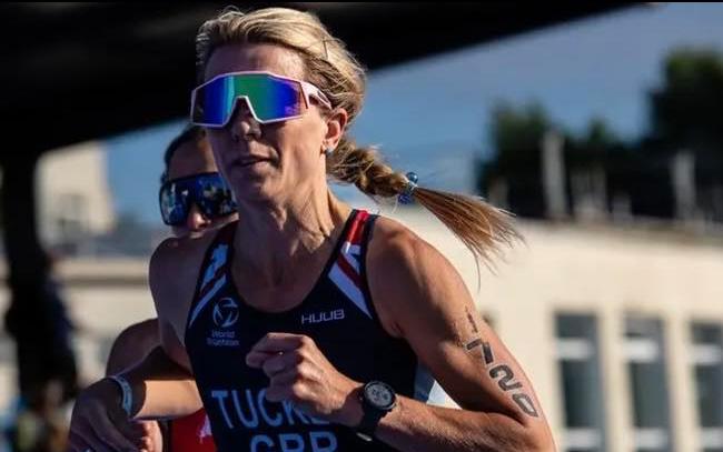 Zoe Tucker at Duathlon world championships 