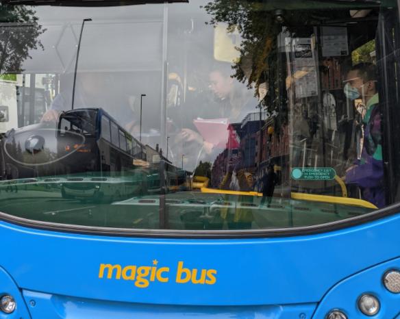 Disabled cyclist harassed by bus driver (Harris Larrington-Spencer/Twitter)