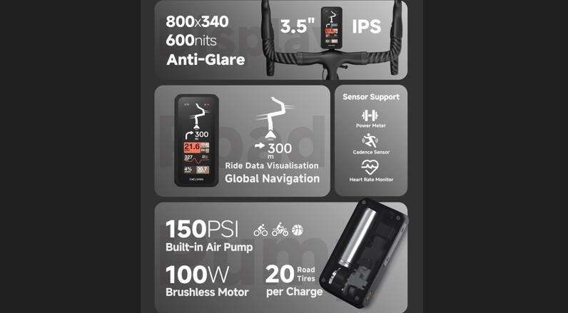 Cycleasy six-in-one bike computer
