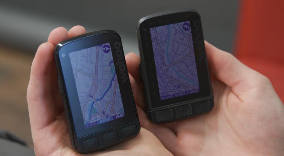 2022 Wahoo Roam V2 maps comparison