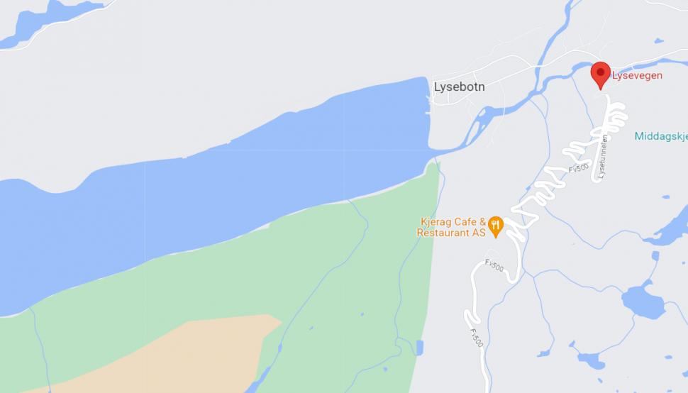 Lysevegen (Google Maps)