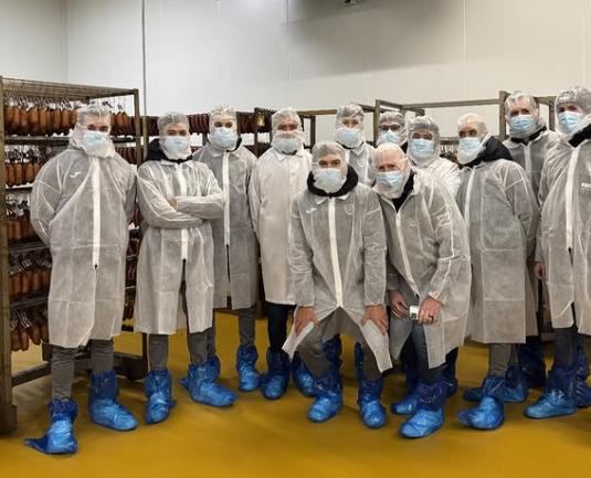 Team Wagner Bazin factory visit