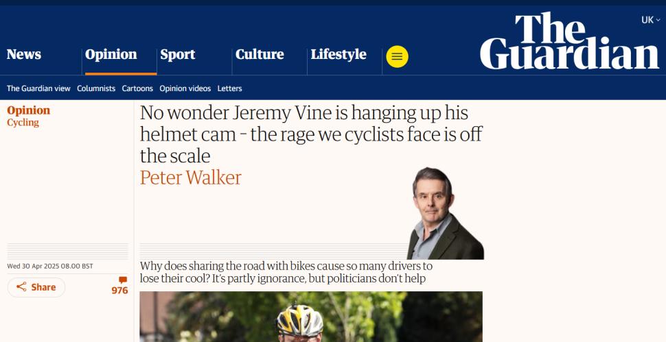 Peter Walker Guardian column RE Jeremy Vine