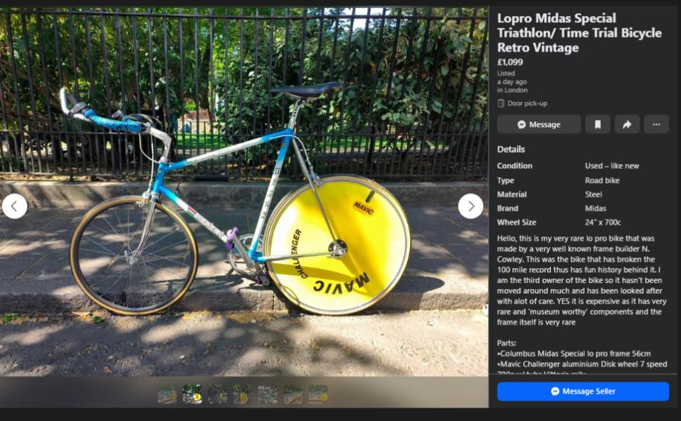 Facebook Marketplace bike