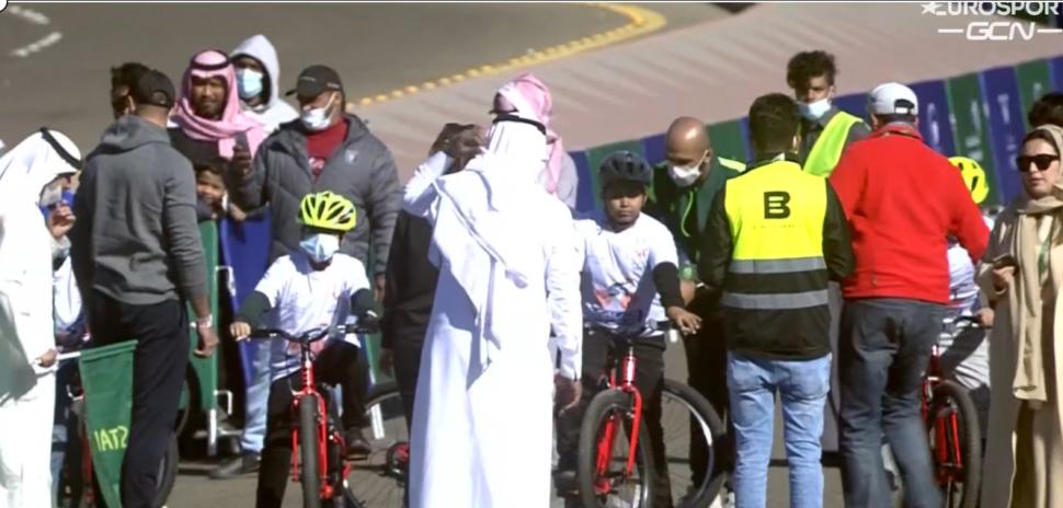 Saudi Tour (screenshot GCN/Eurosport)