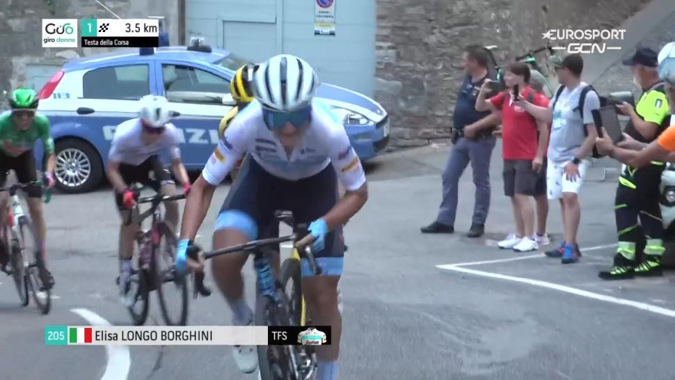 Giro Donne stage five (Eurosport/GCN)