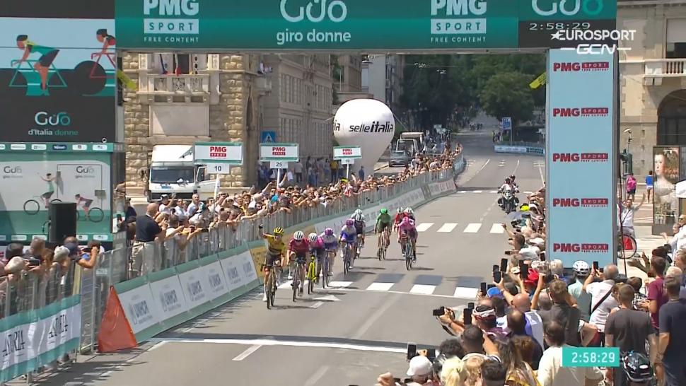 Giro Donne stage five (Eurosport/GCN)