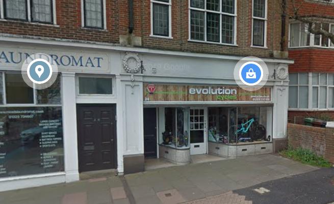 Evolution bike shop (Street view)