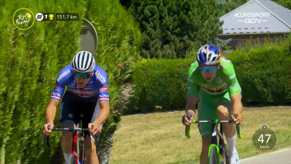 Van der Poel Van Aert Tour de France (GCN Eurosport)