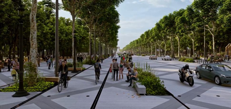 Champs-Élysées development (via PCA Stream video)