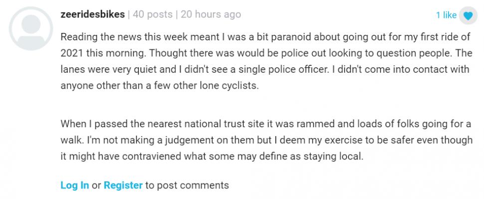 Cycling dos and don'ts comments