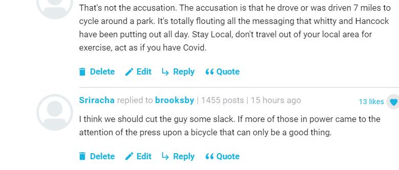 Boris Johnson lockdown comments