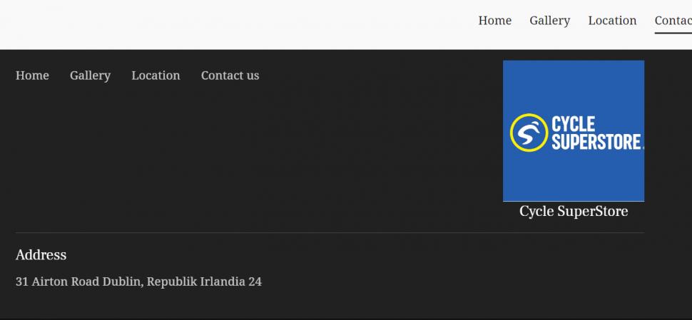 Scammers mimic Cycle SuperStore website