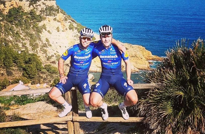 Mark Cavendish and Fabio Jakobsen (Mark Cavendish/Instagram)