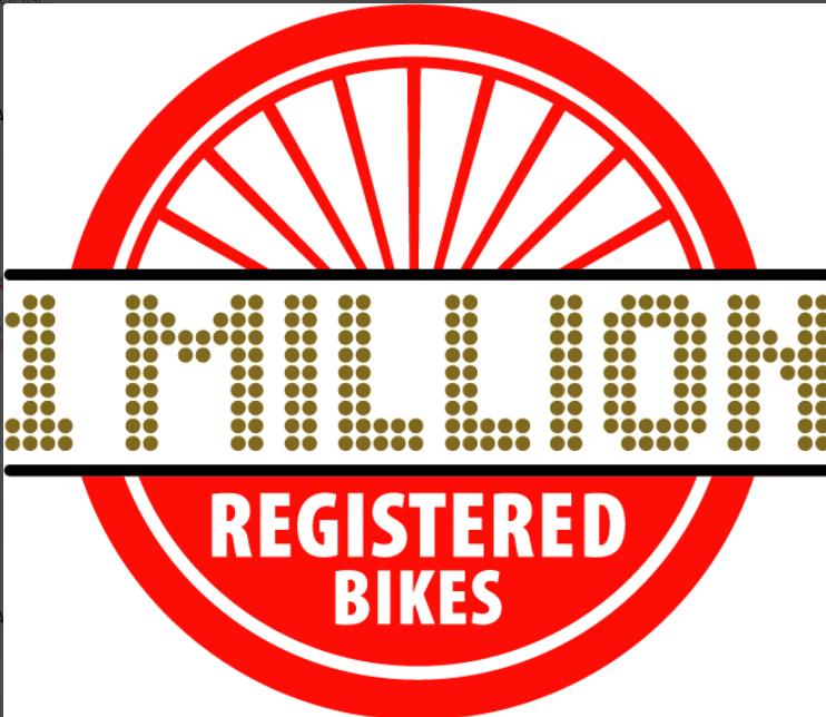 BikeRegister one million bike registered
