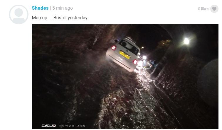 Cycling flooding comments (live blog)