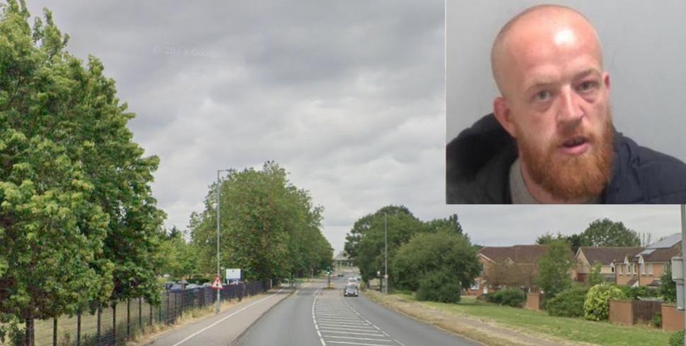 Samuel James/ St Nicholas Lane, Basildon (Essex Police/Google Maps)